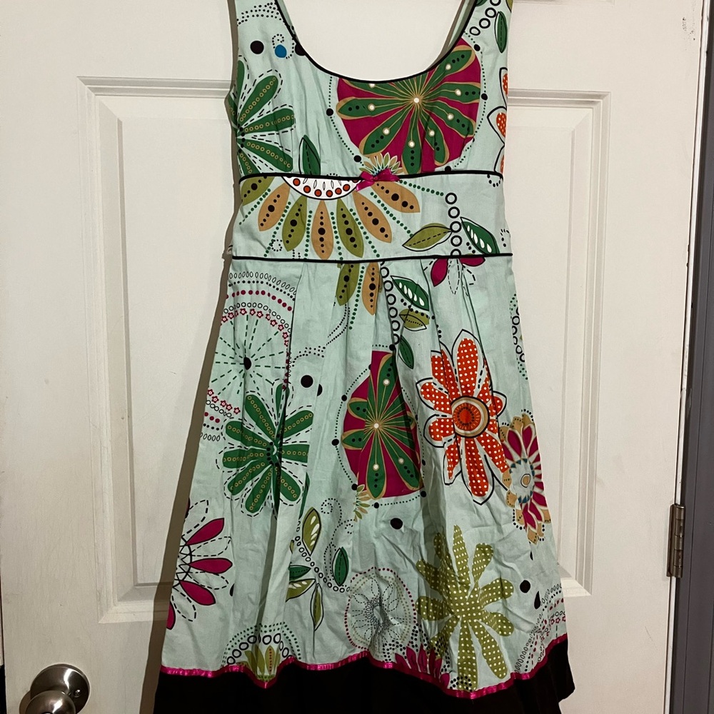 Floral Mini Dress - Multicolor
